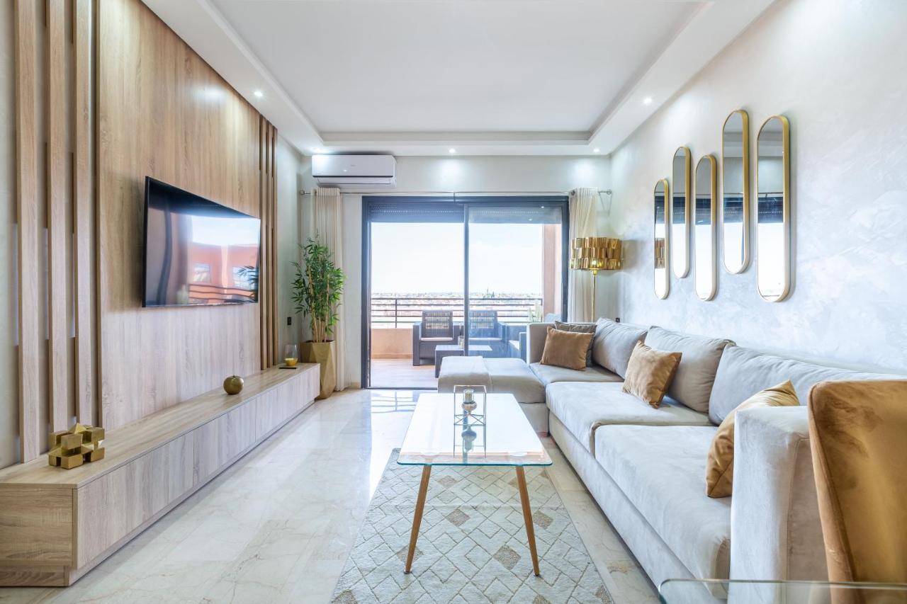 New! Superbe Appartement A Majorelle,Terrace,Iptv. 마라케시 외부 사진