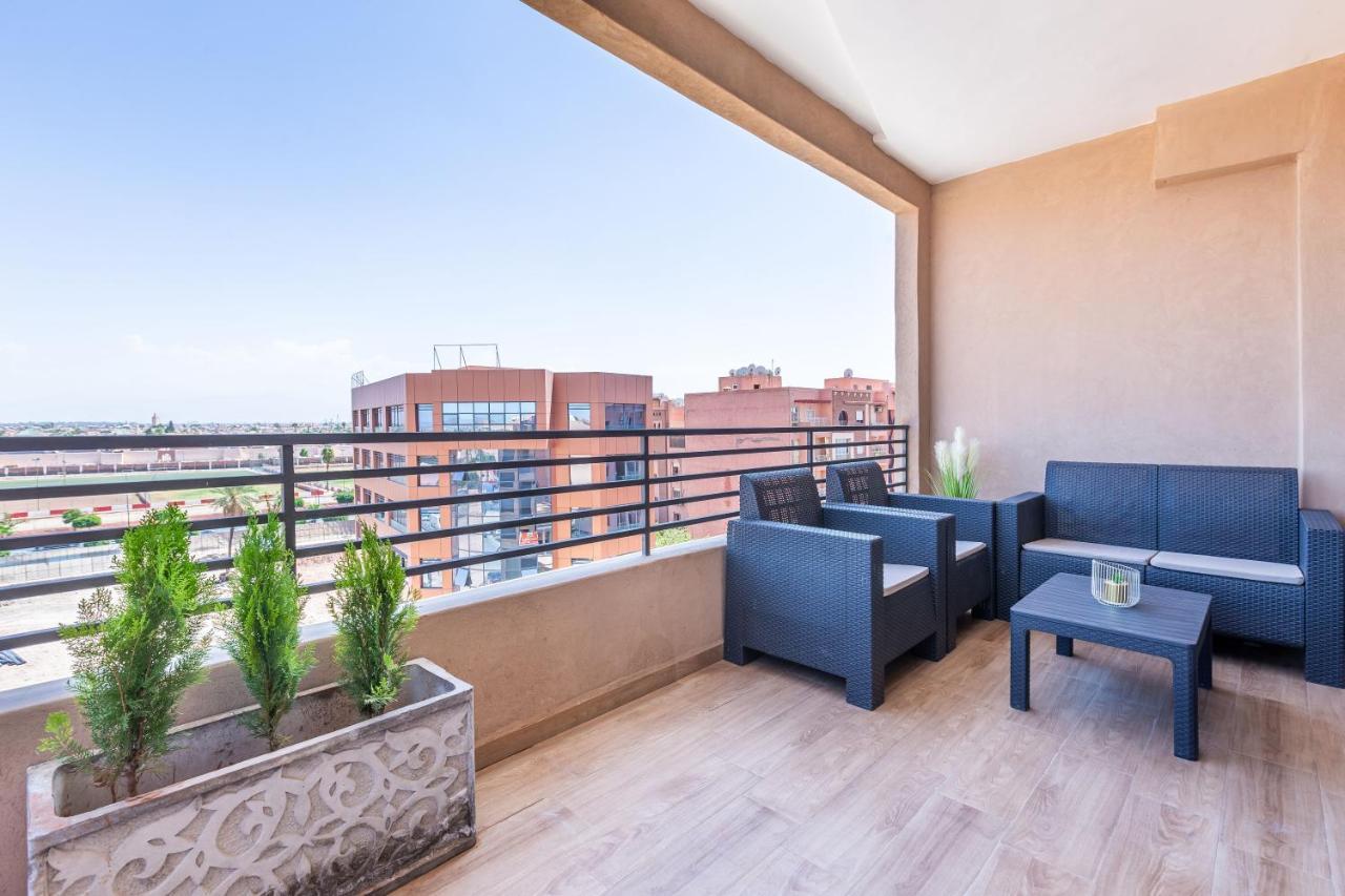 New! Superbe Appartement A Majorelle,Terrace,Iptv. 마라케시 외부 사진